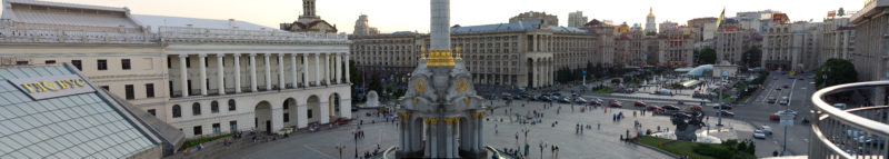 Panorama of Maidan Nezalezhnosti